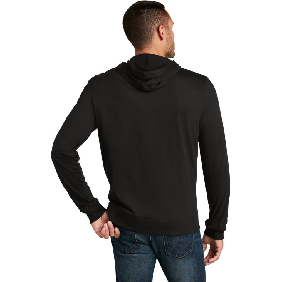 District Young Mens Jersey Full-Zip Hoodie