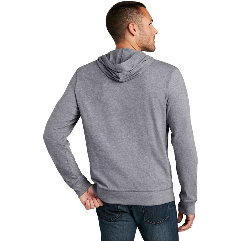 District Young Mens Jersey Full-Zip Hoodie
