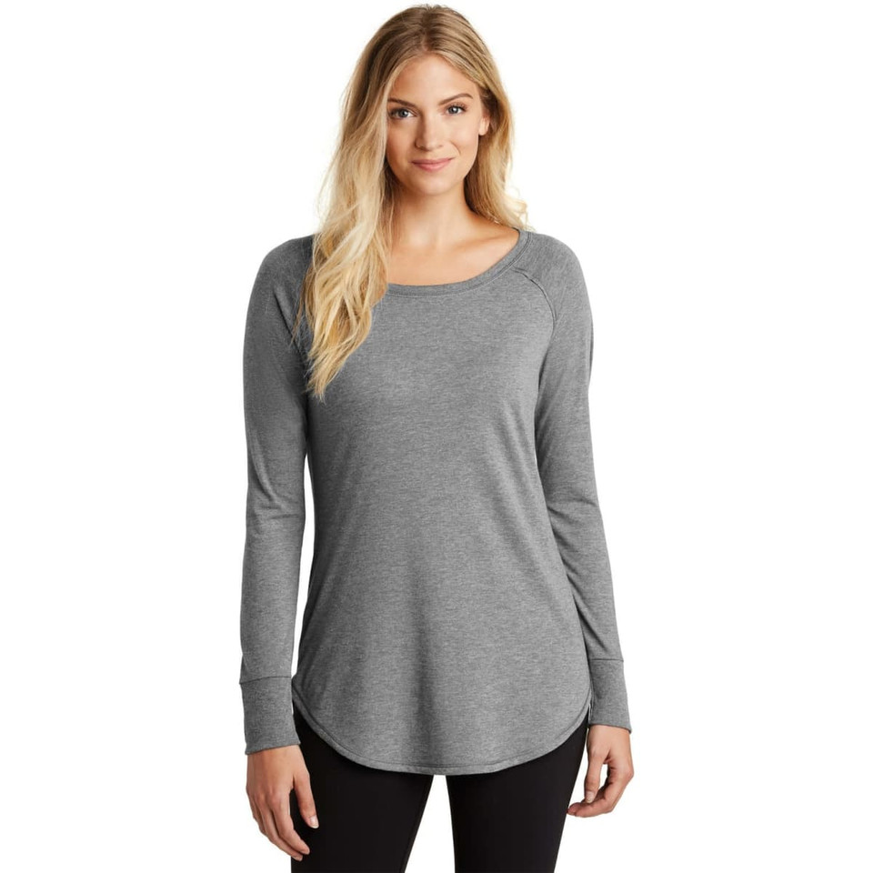 District Made  Ladies Perfect Tri  Long Sleeve