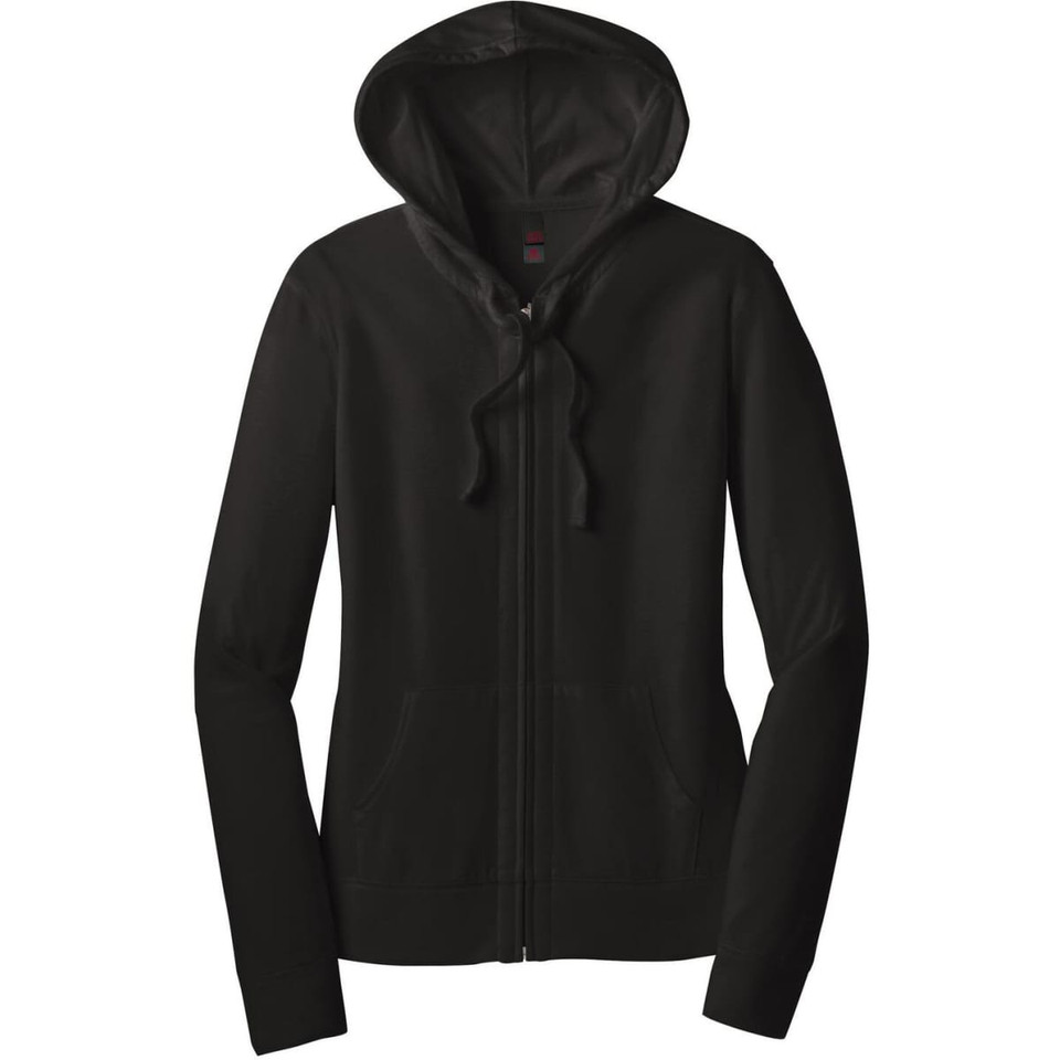 District Juniors Jersey Full-Zip Hoodie