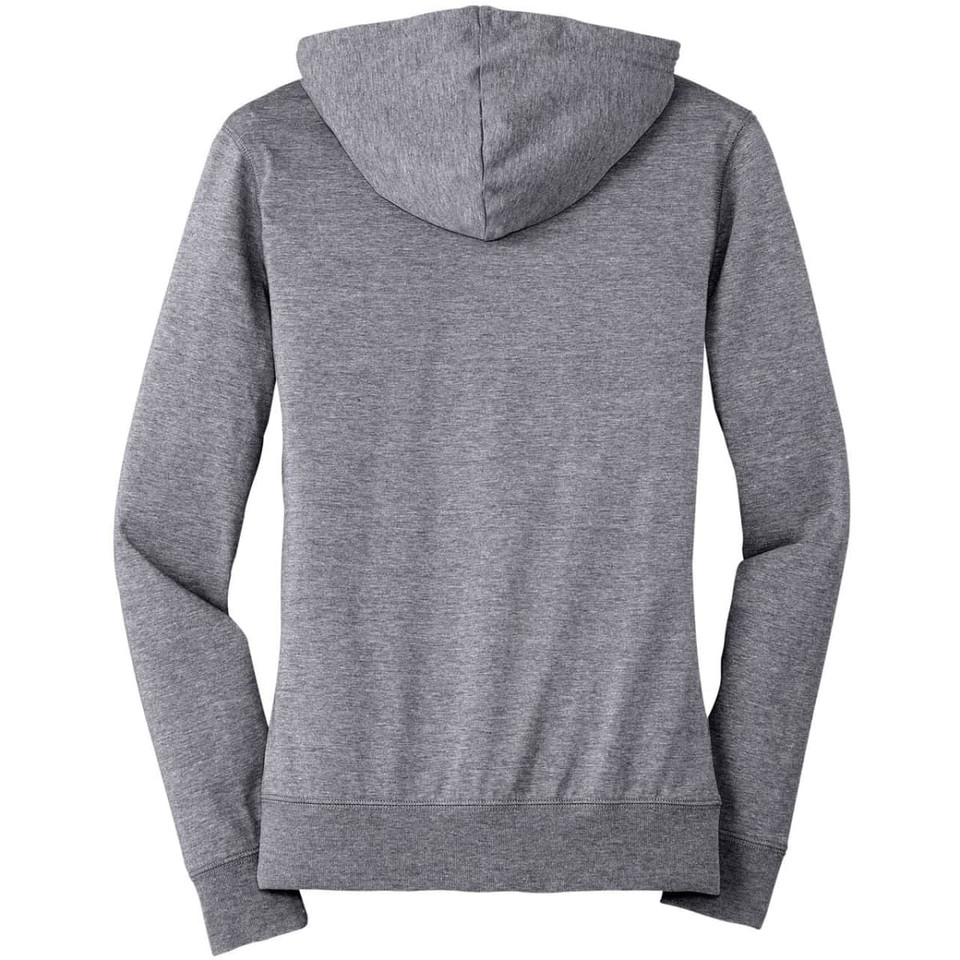 District Juniors Jersey Full-Zip Hoodie