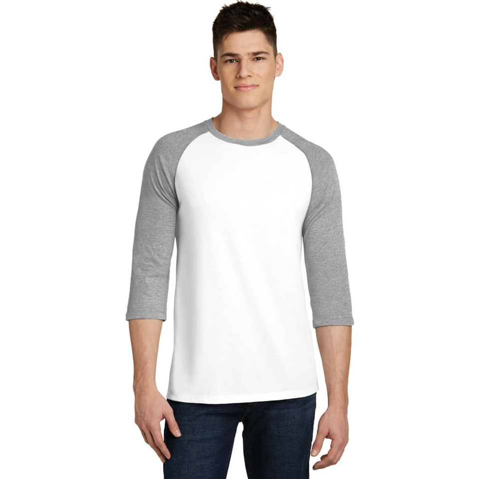 District Young Mens Very Important Tee 3/4-Sleeve Raglan