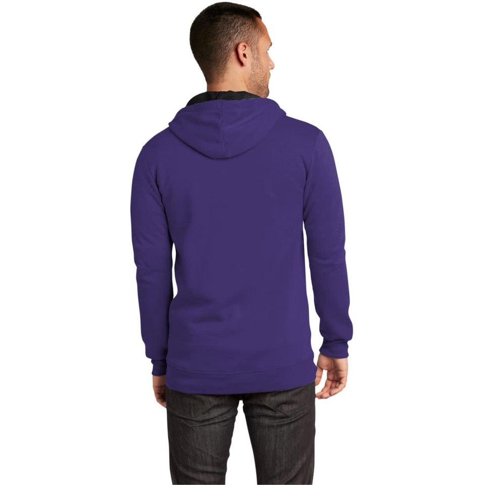 District - Young Mens The Concert Fleece Full-Zip Hoodie