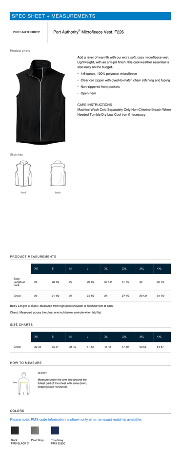 size guide