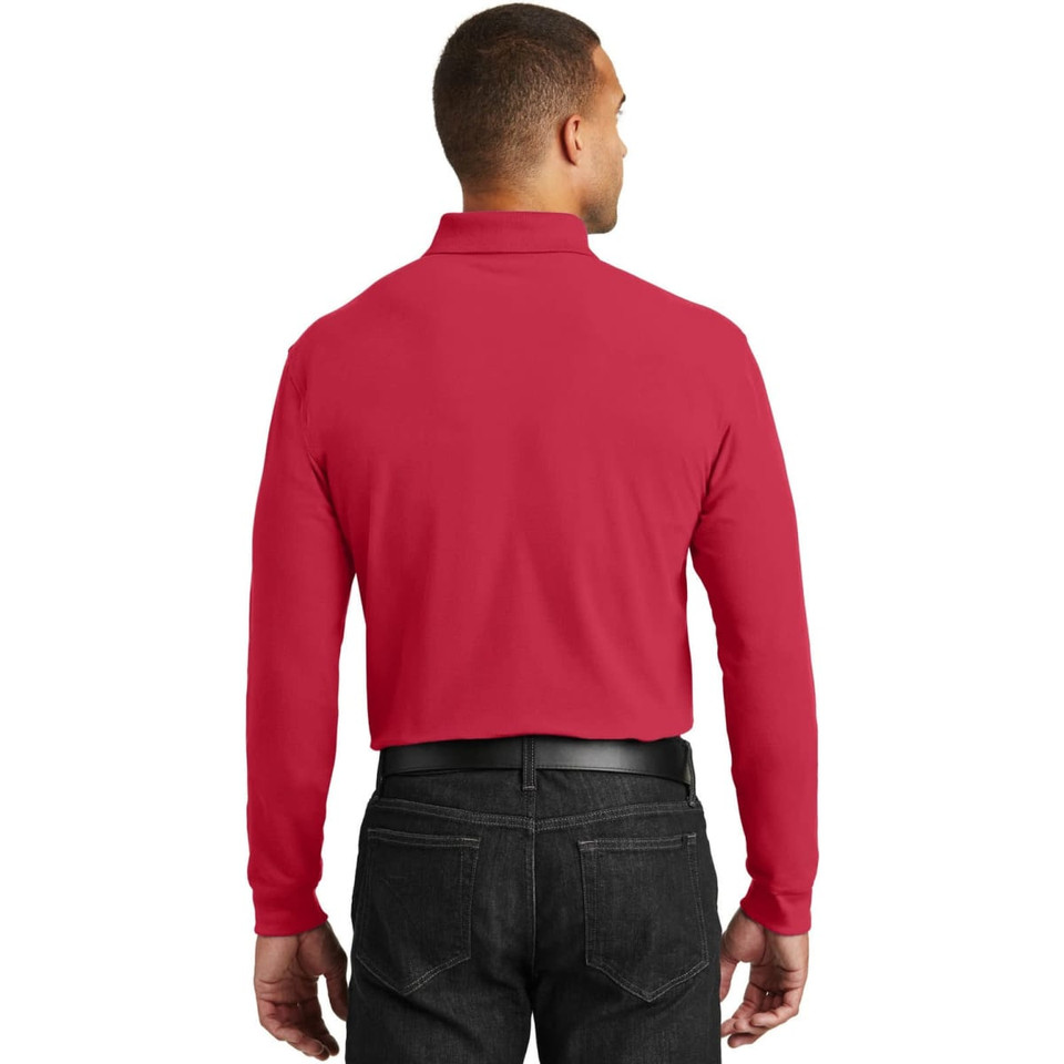 Port Authority Long Sleeve Core Classic Pique Polo