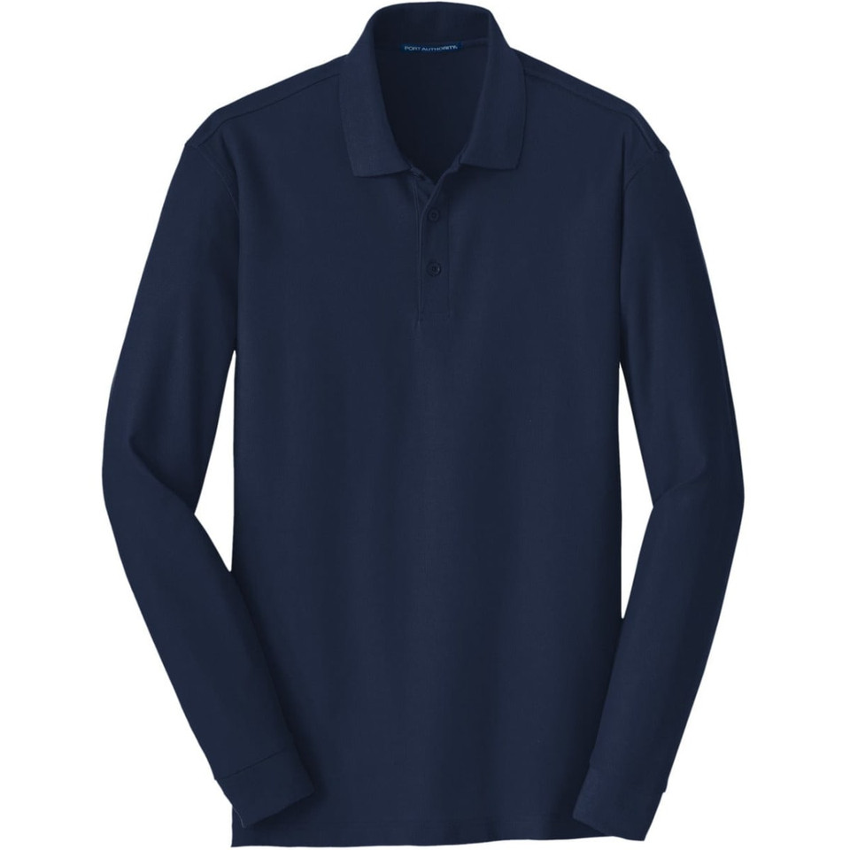 Port Authority Long Sleeve Core Classic Pique Polo
