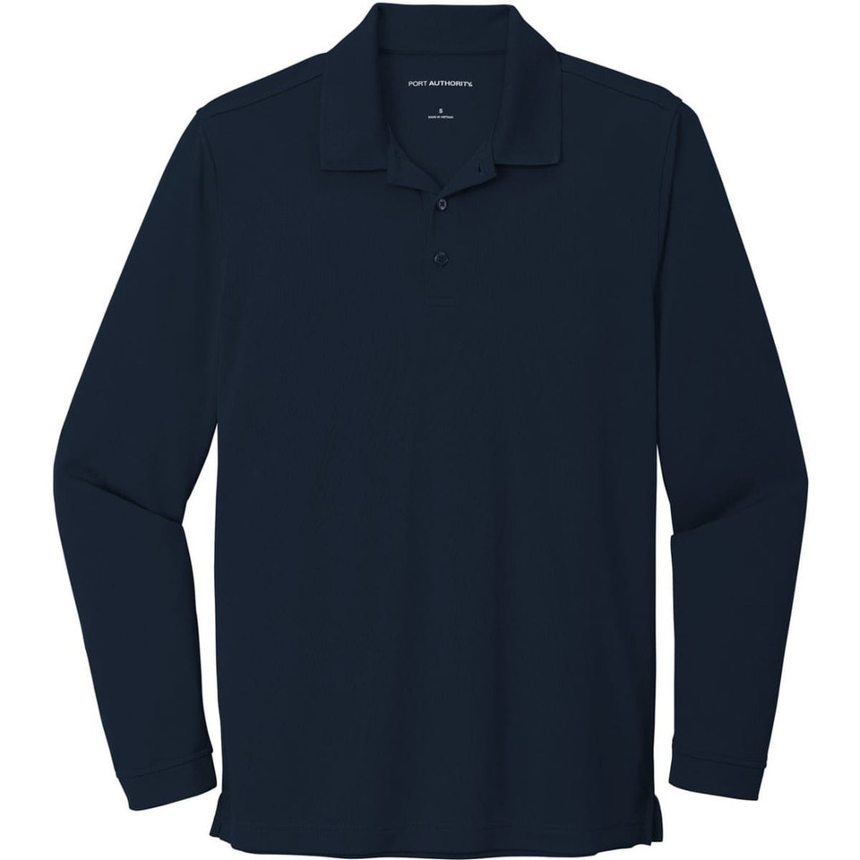 Port Authority Dry Zone UV Micro-Mesh Long Sleeve Polo