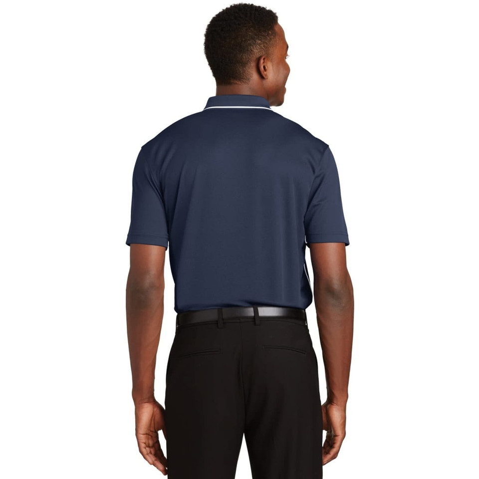Sport-Tek Dri-Mesh Polo with Tipped Collar and Piping