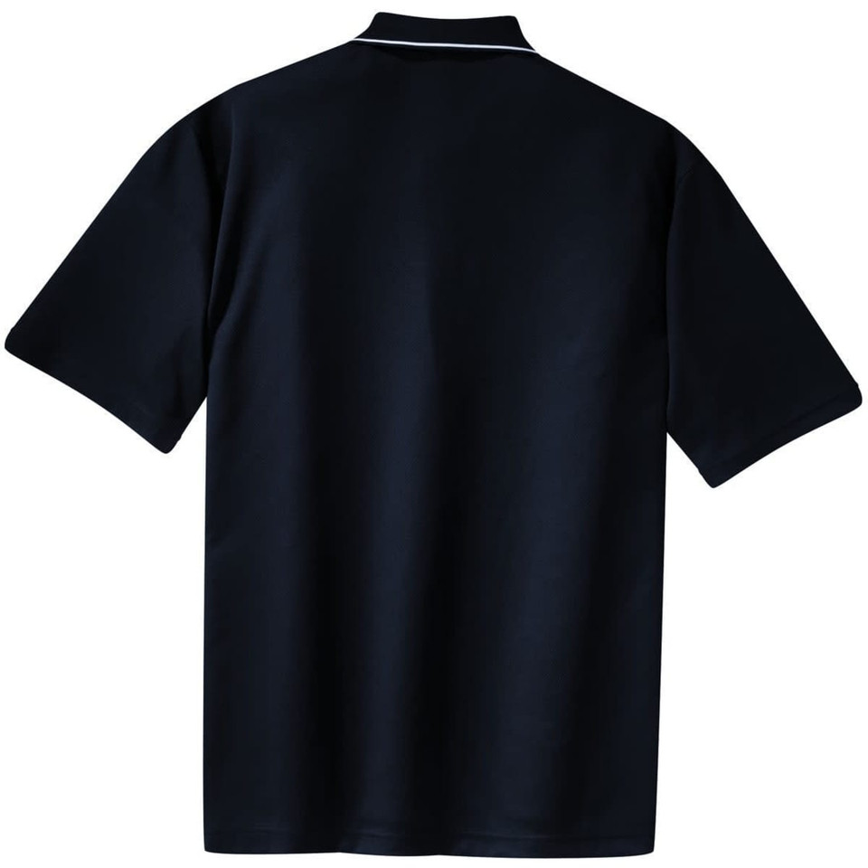 Sport-Tek Dri-Mesh Polo with Tipped Collar and Piping
