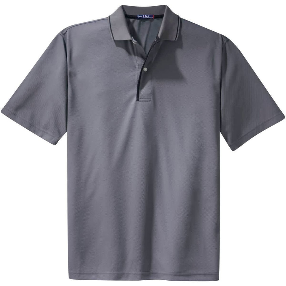 Sport-Tek Dri-Mesh Polo with Tipped Collar and Piping