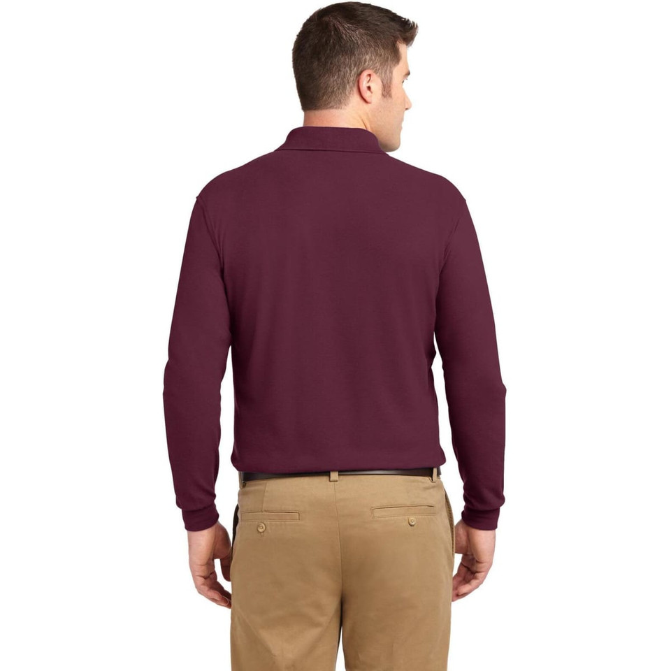 Port Authority Silk Touch Long Sleeve Polo