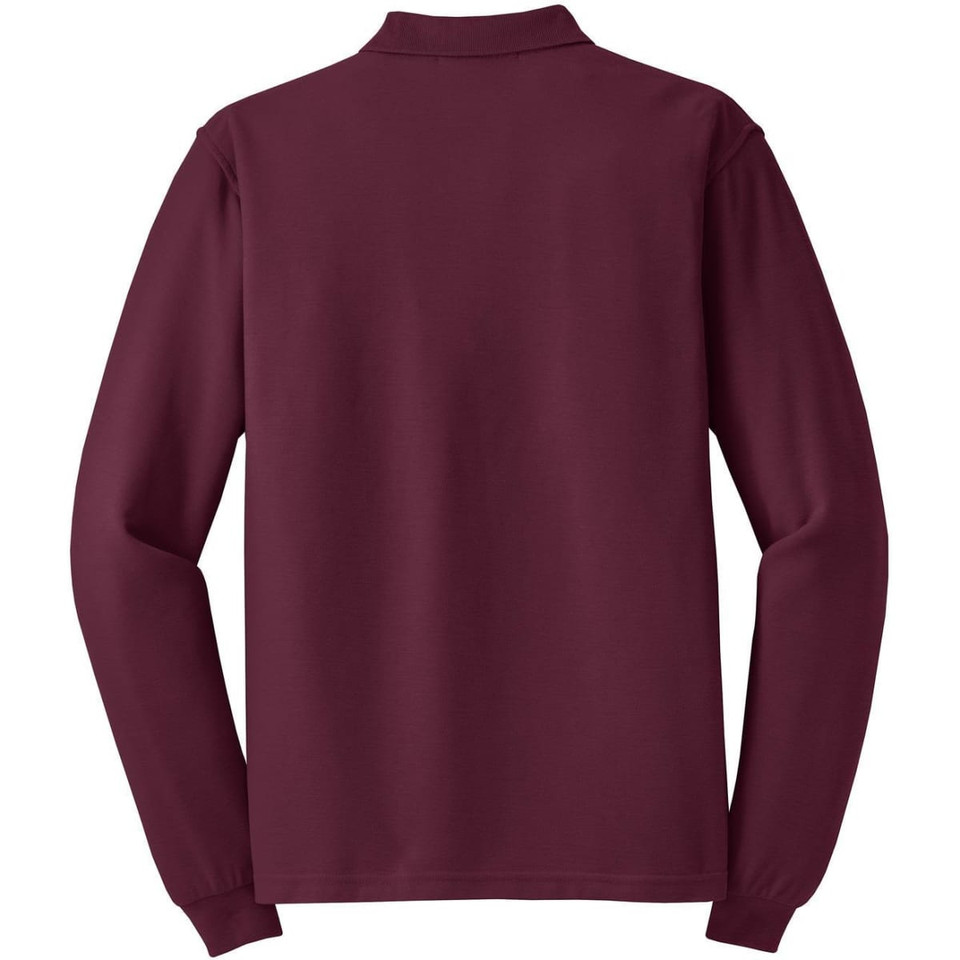Port Authority Silk Touch Long Sleeve Polo