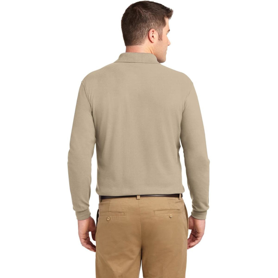 Port Authority Silk Touch Long Sleeve Polo