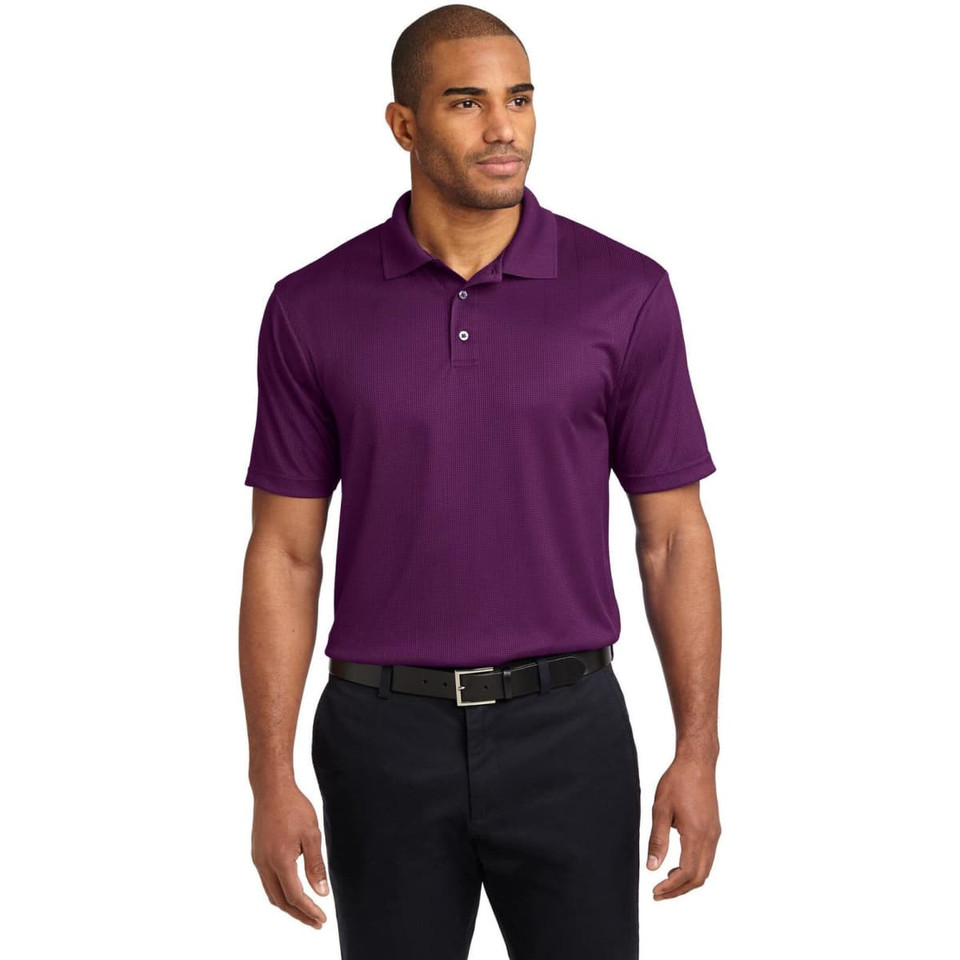 Port Authority Performance Fine Jacquard Polo