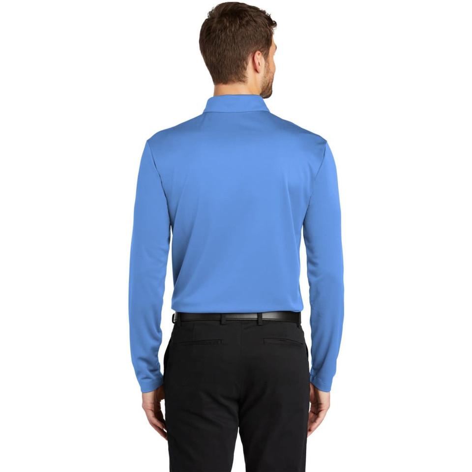 Port Authority Silk Touch Performance Long Sleeve Polo