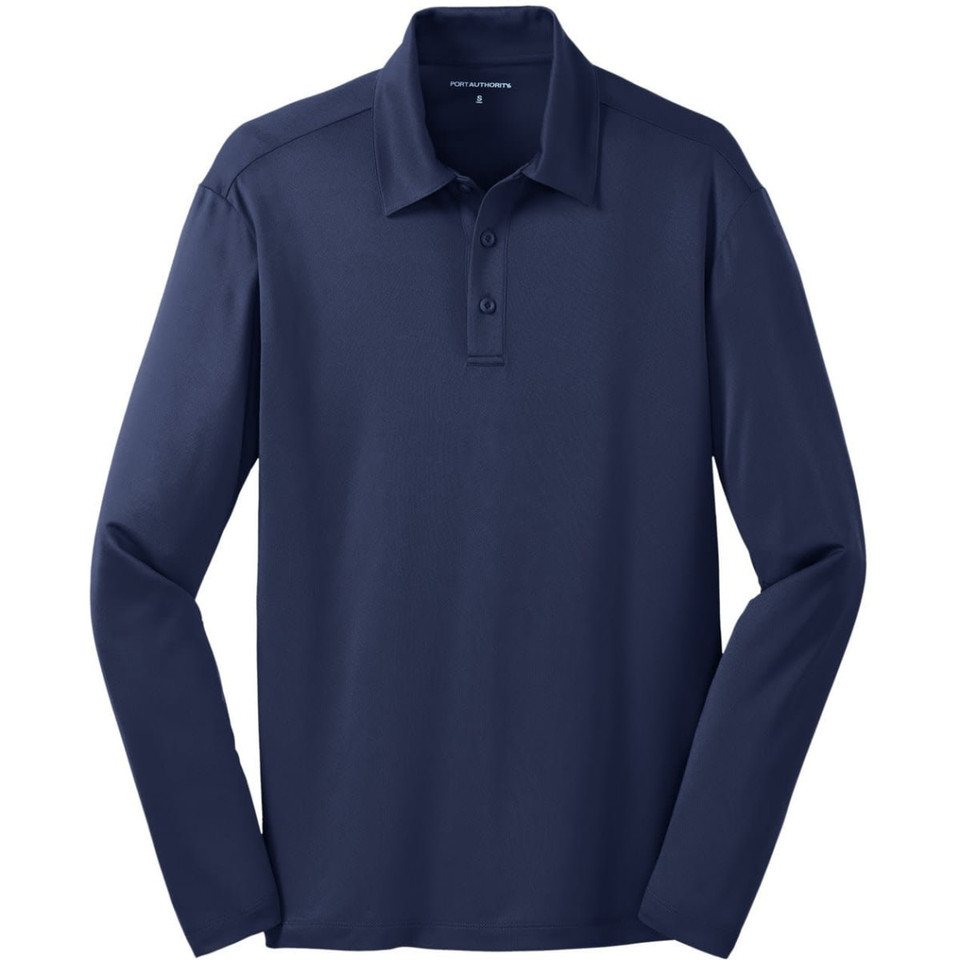 Port Authority Silk Touch Performance Long Sleeve Polo