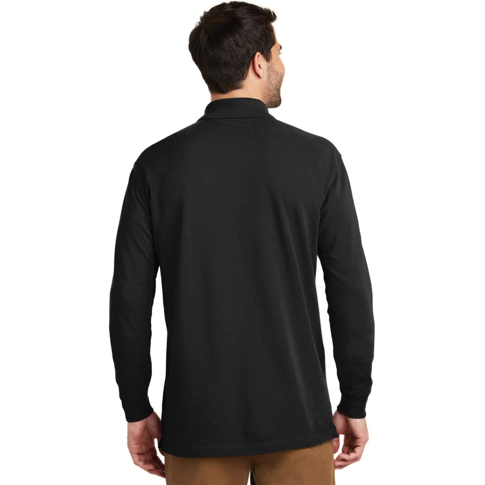 Port Authority EZCotton Long Sleeve Polo