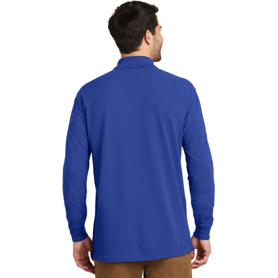 Port Authority EZCotton Long Sleeve Polo