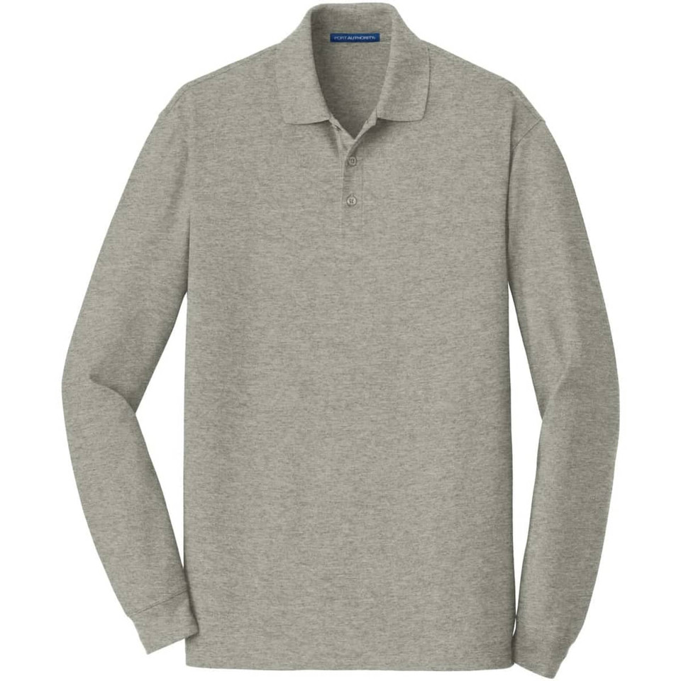 Port Authority EZCotton Long Sleeve Polo