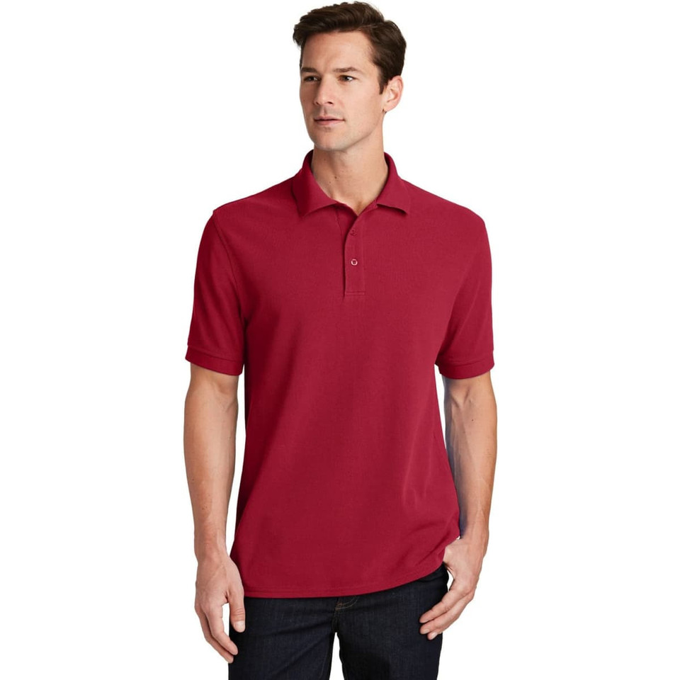 Port & Company Ring Spun Pique Polo