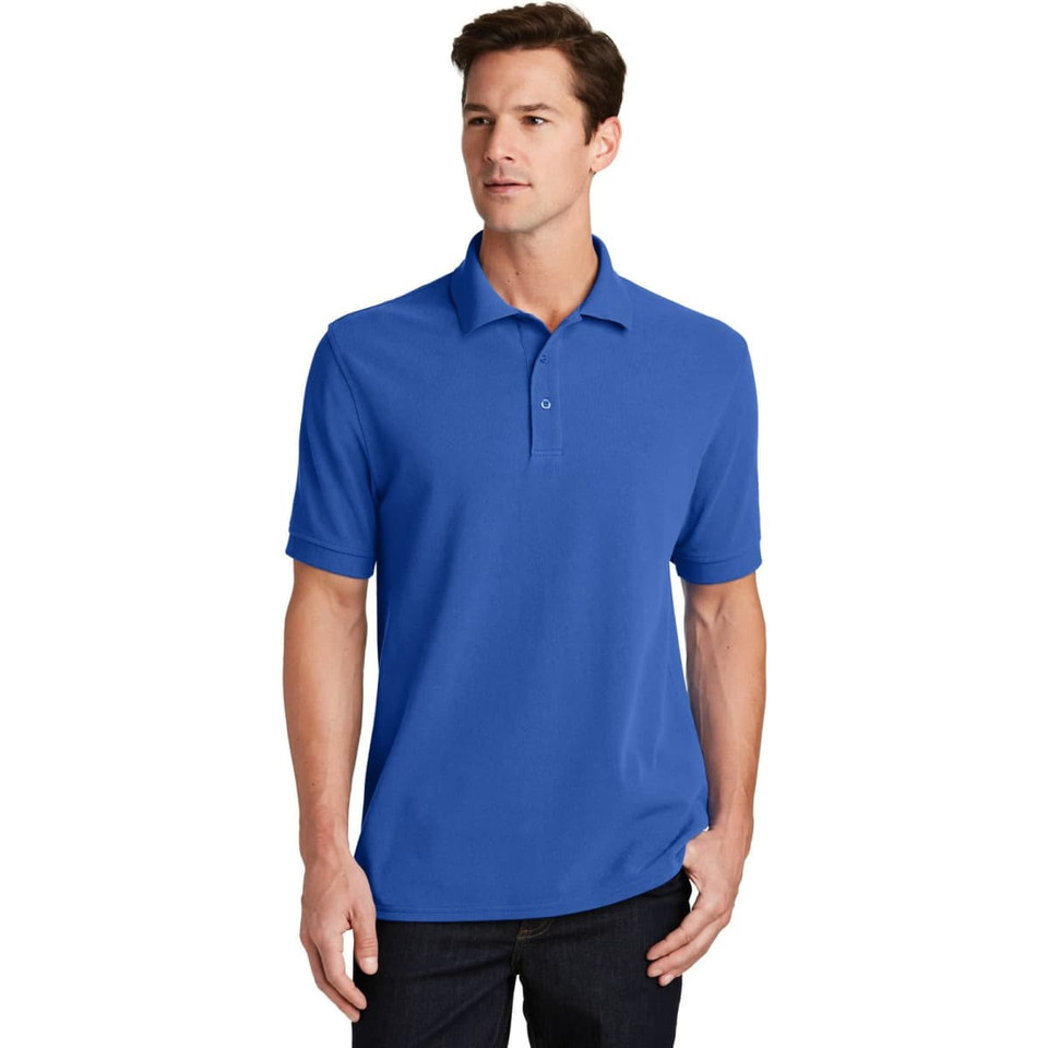 Port & Company Ring Spun Pique Polo