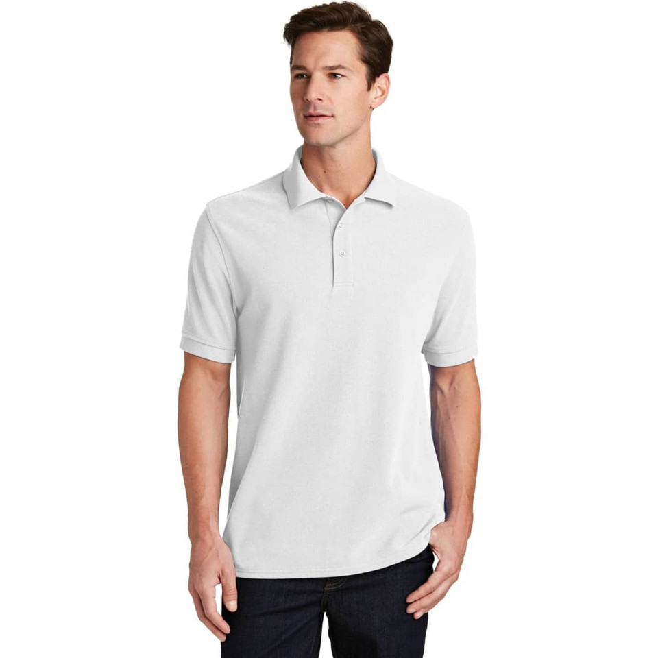Port & Company Ring Spun Pique Polo