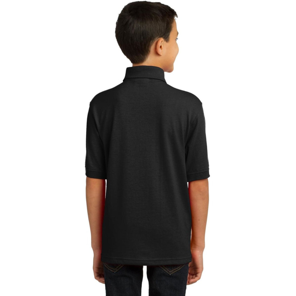 Port & Company Youth Core Blend Jersey Knit Polo