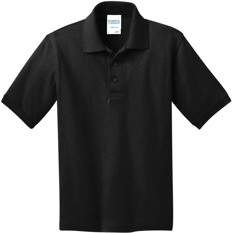 Port & Company Youth Core Blend Jersey Knit Polo
