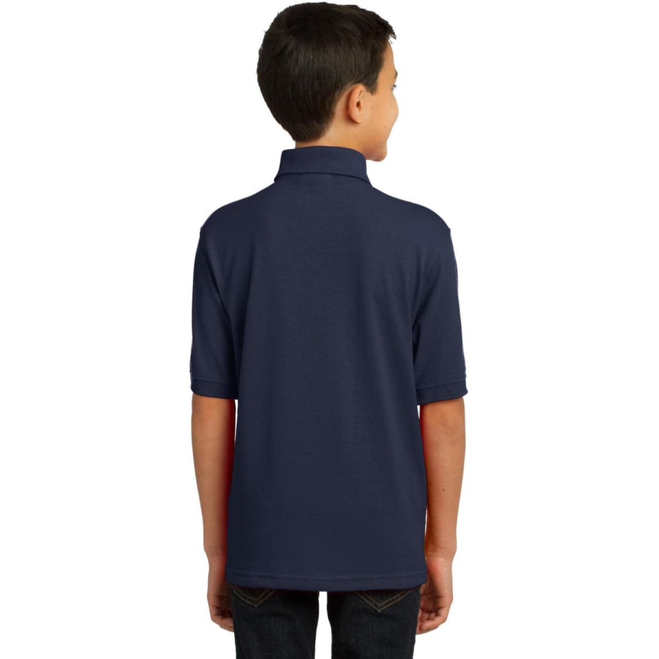Port & Company Youth Core Blend Jersey Knit Polo