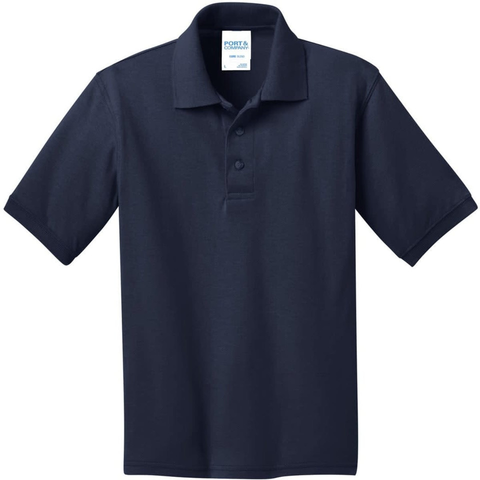 Port & Company Youth Core Blend Jersey Knit Polo