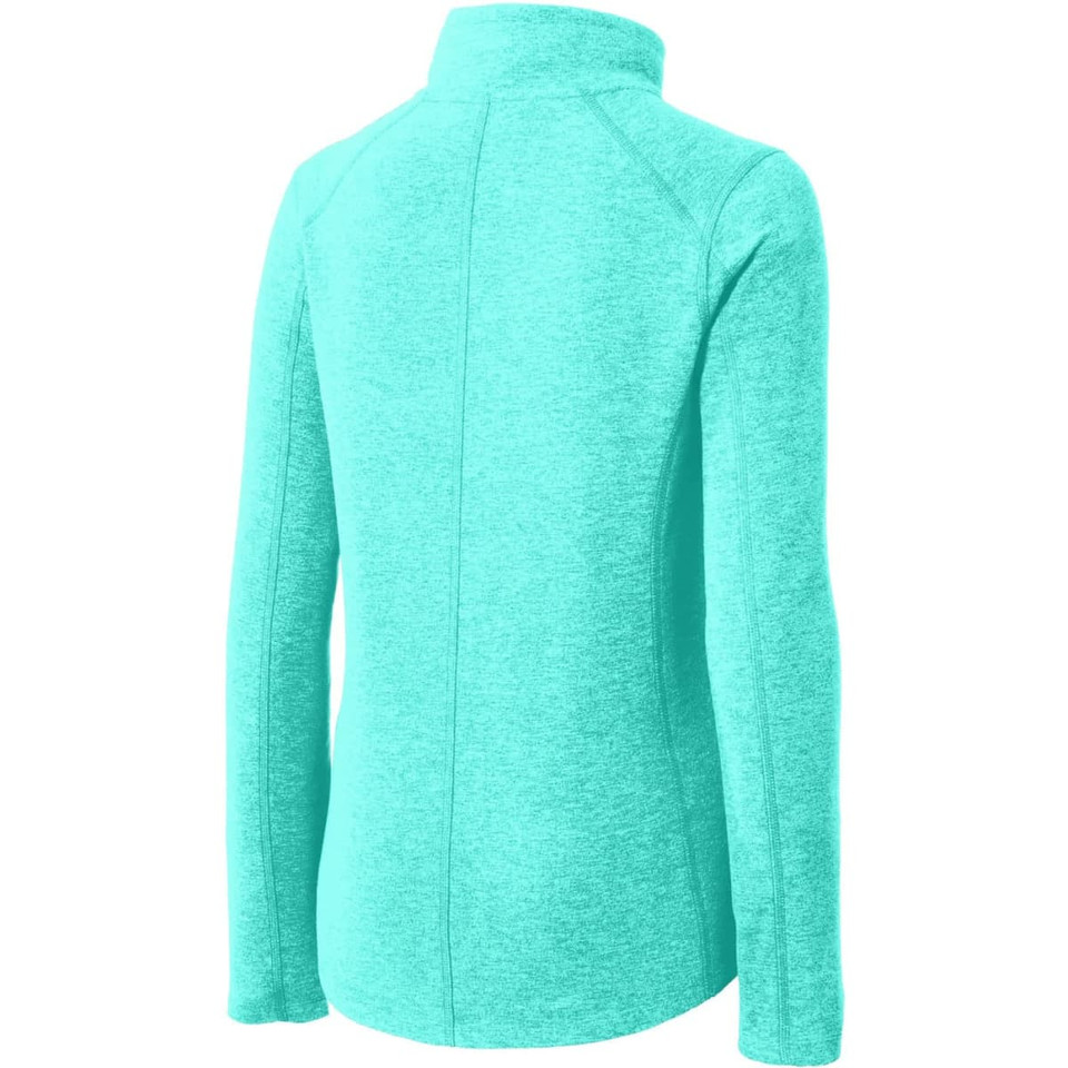 Port Authority Ladies Heather Microfleece Full-Zip Jacket