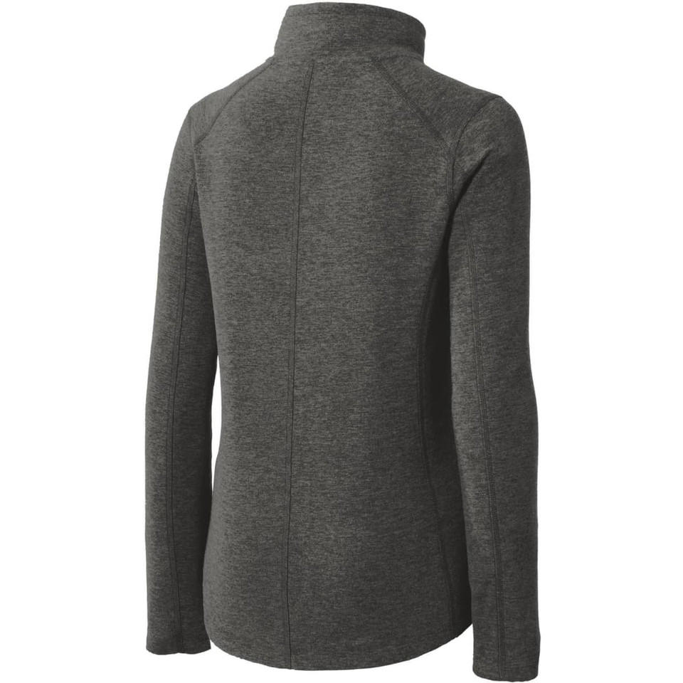 Port Authority Ladies Heather Microfleece Full-Zip Jacket