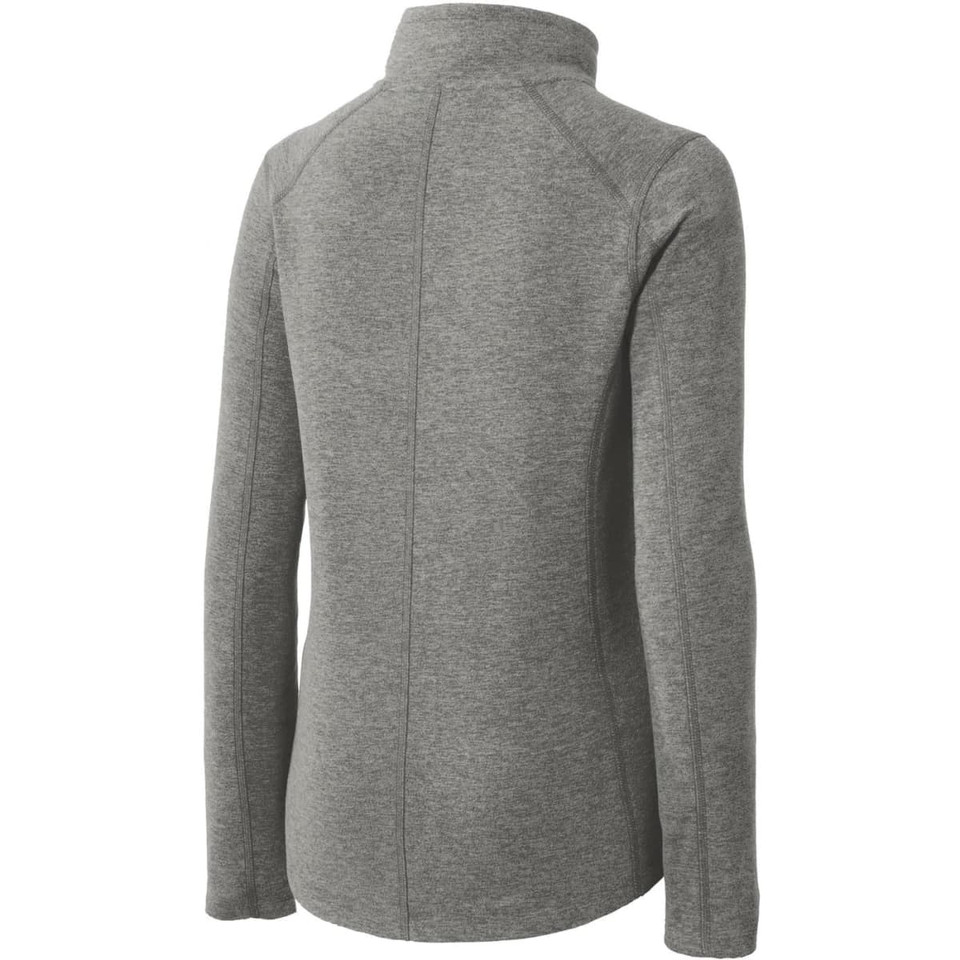 Port Authority Ladies Heather Microfleece Full-Zip Jacket