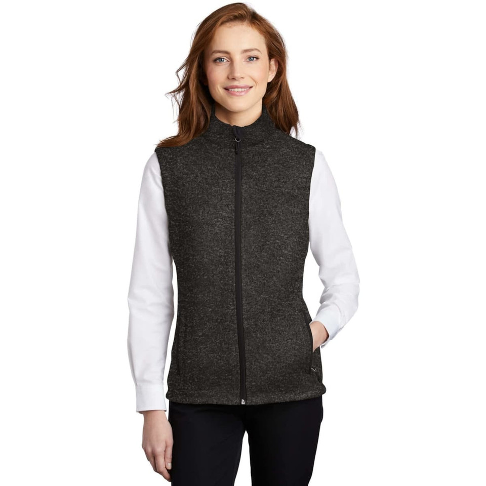 Port Authority Ladies Sweater Fleece Vest