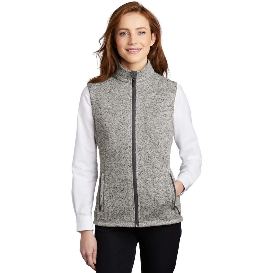 Port Authority Ladies Sweater Fleece Vest