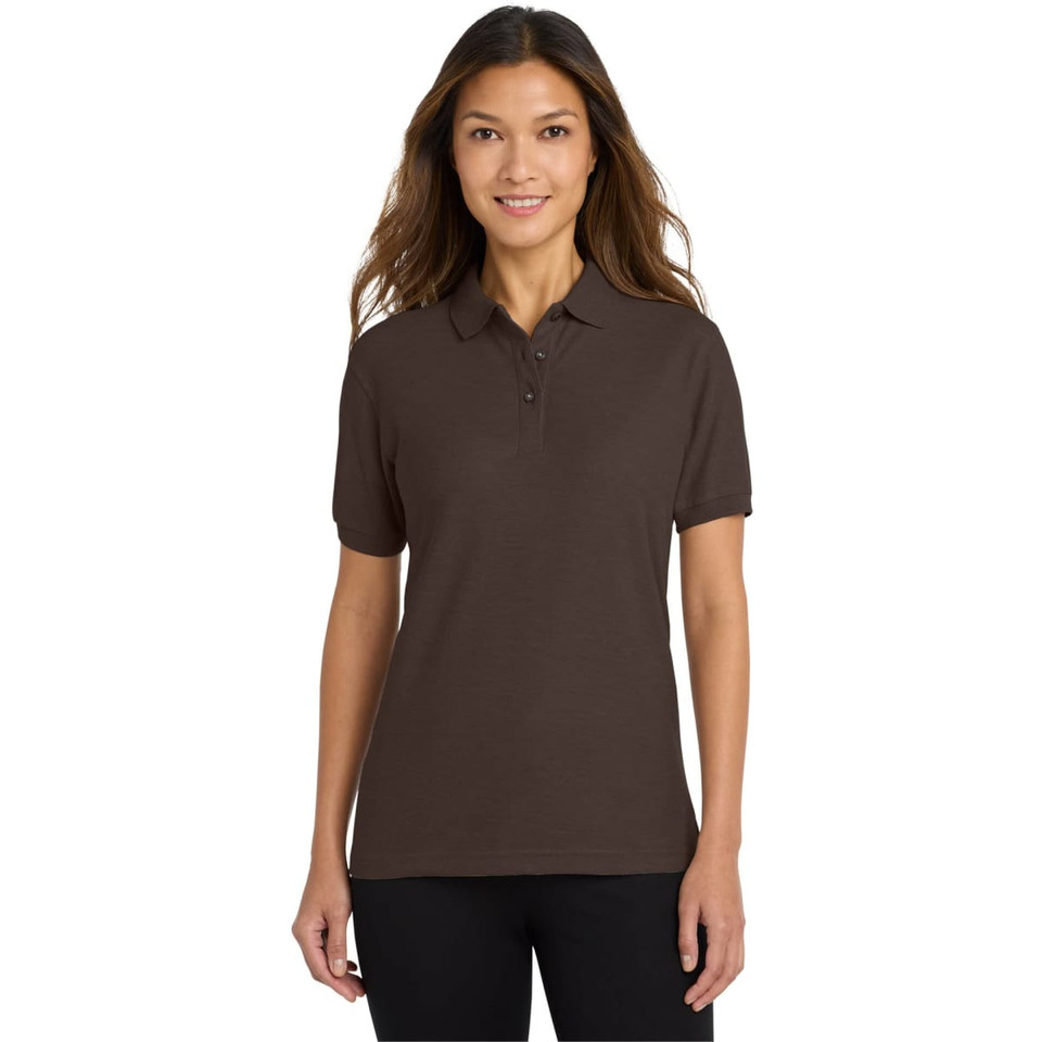 Port Authority Ladies Silk Touch Polo