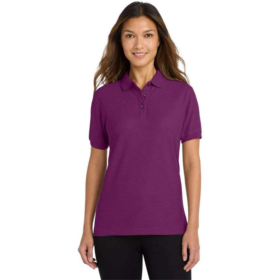 Port Authority Ladies Silk Touch Polo