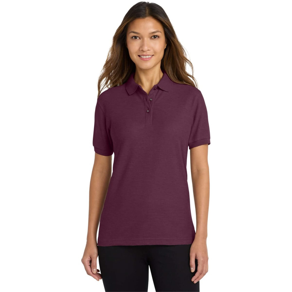 Port Authority Ladies Silk Touch Polo