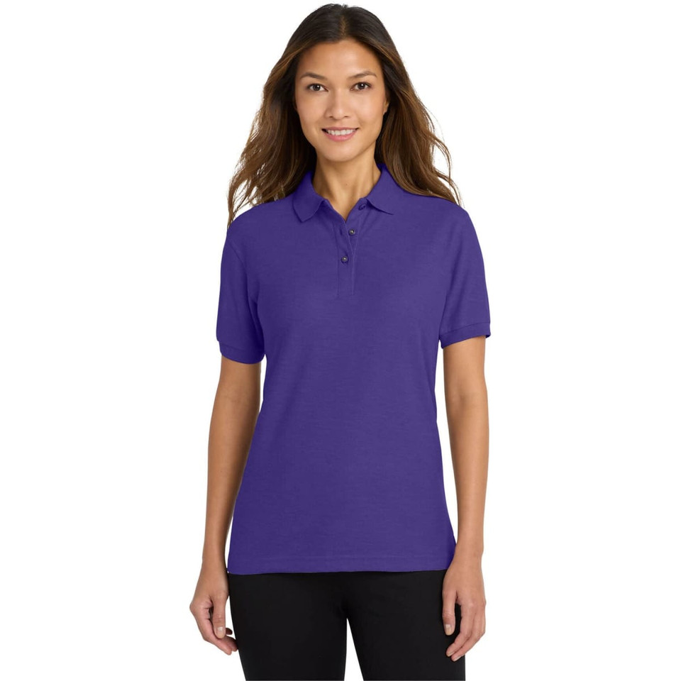 Port Authority Ladies Silk Touch Polo