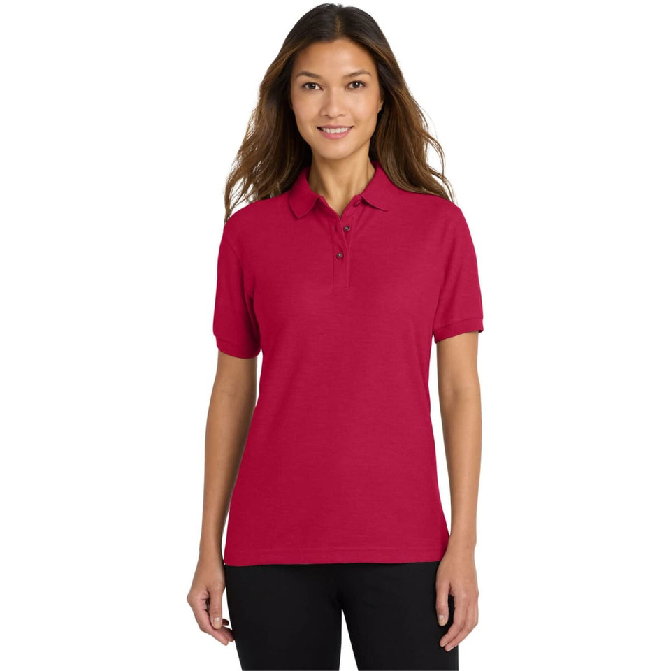 Port Authority Ladies Silk Touch Polo