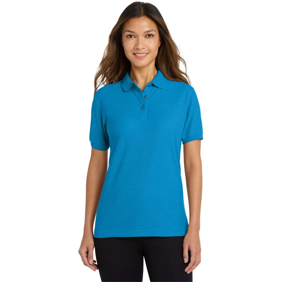 Port Authority Ladies Silk Touch Polo