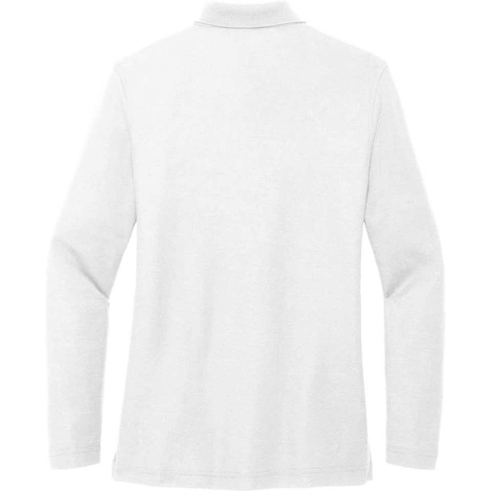 Port Authority Ladies  Silk Touch Long Sleeve Polo