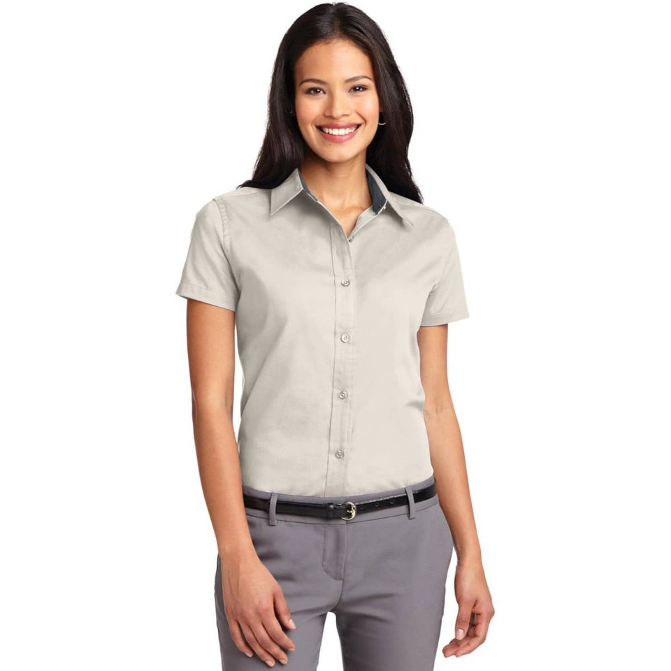 Port Authority Ladies Short Sleeve Easy Care  Shirt