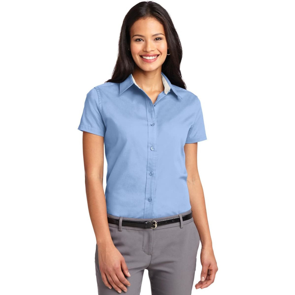 Port Authority Ladies Short Sleeve Easy Care  Shirt