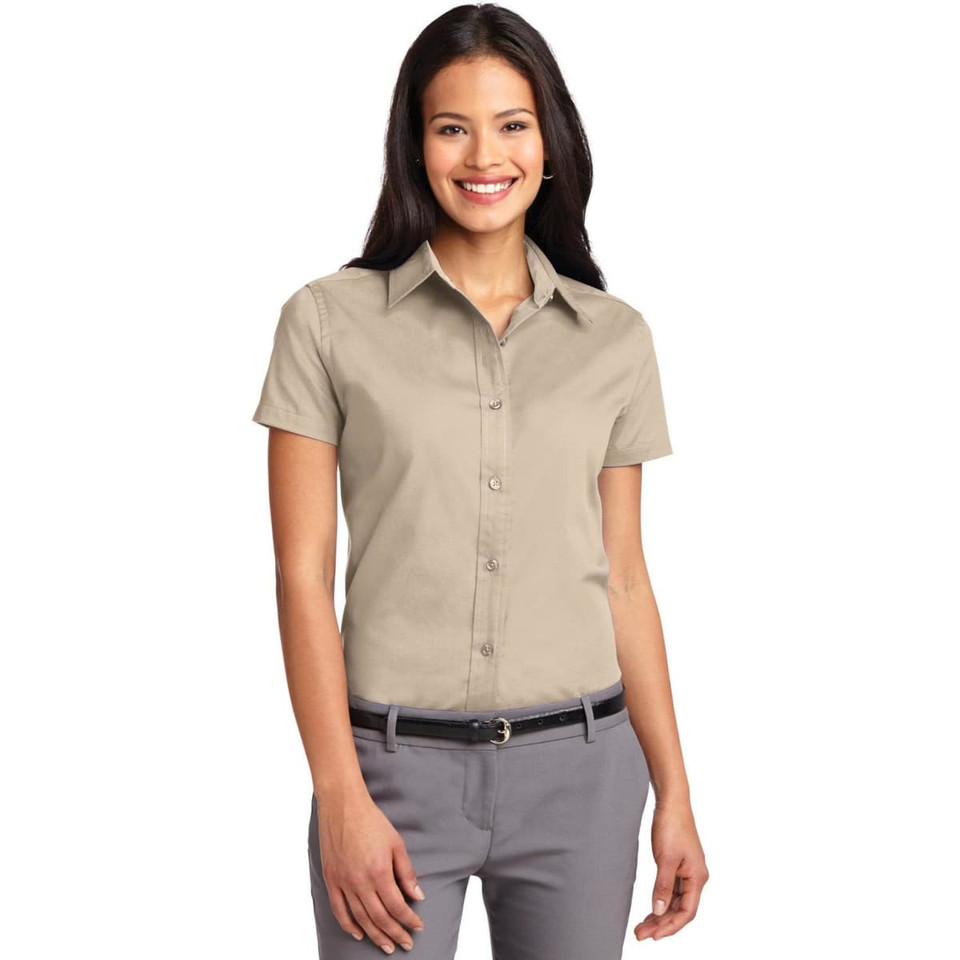 Port Authority Ladies Short Sleeve Easy Care  Shirt