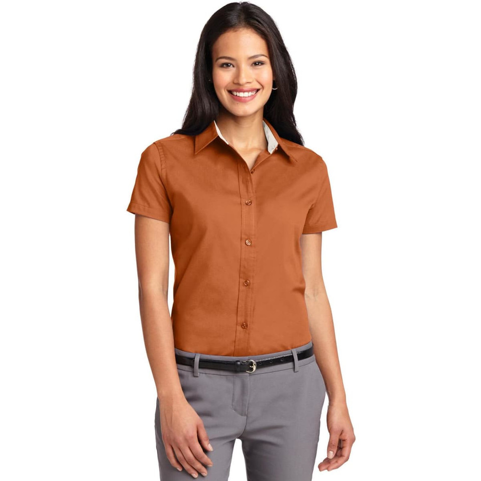 Port Authority Ladies Short Sleeve Easy Care  Shirt