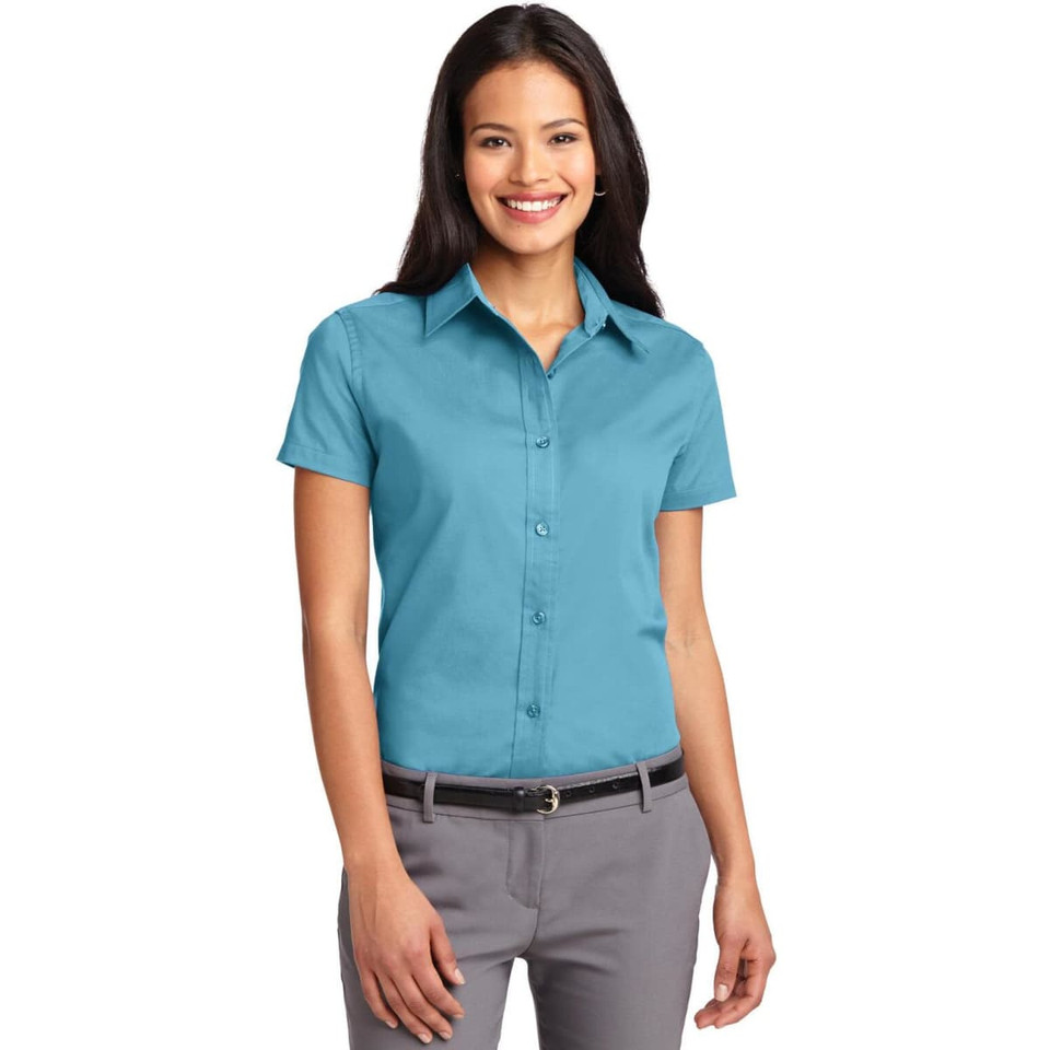 Port Authority Ladies Short Sleeve Easy Care  Shirt
