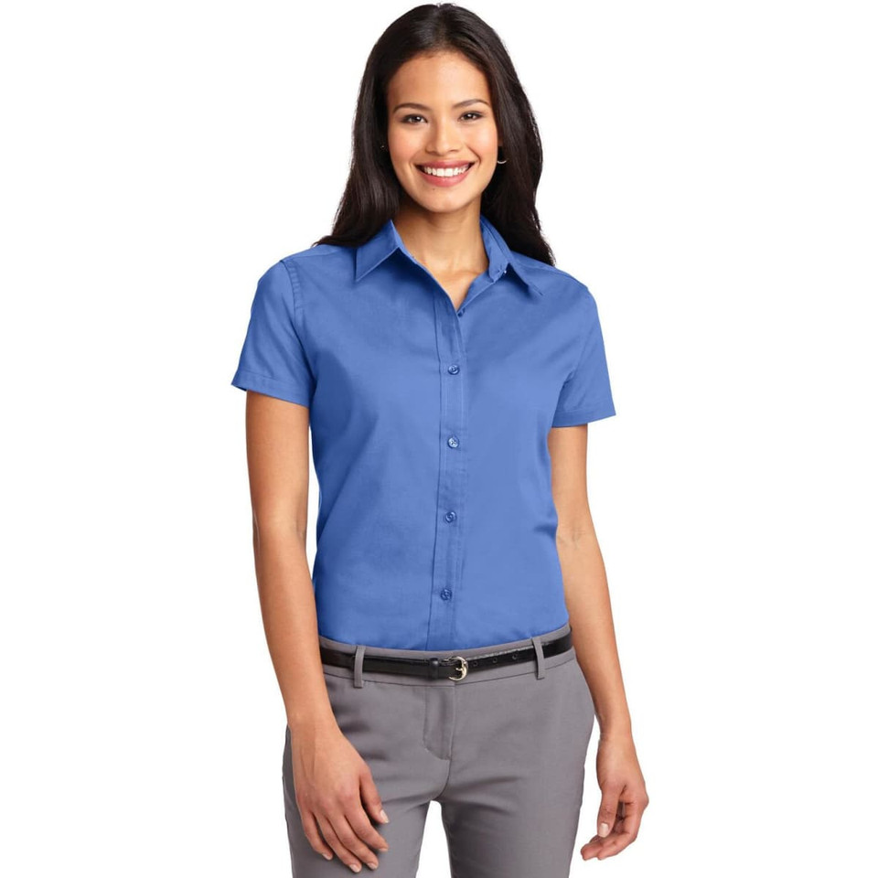Port Authority Ladies Short Sleeve Easy Care  Shirt