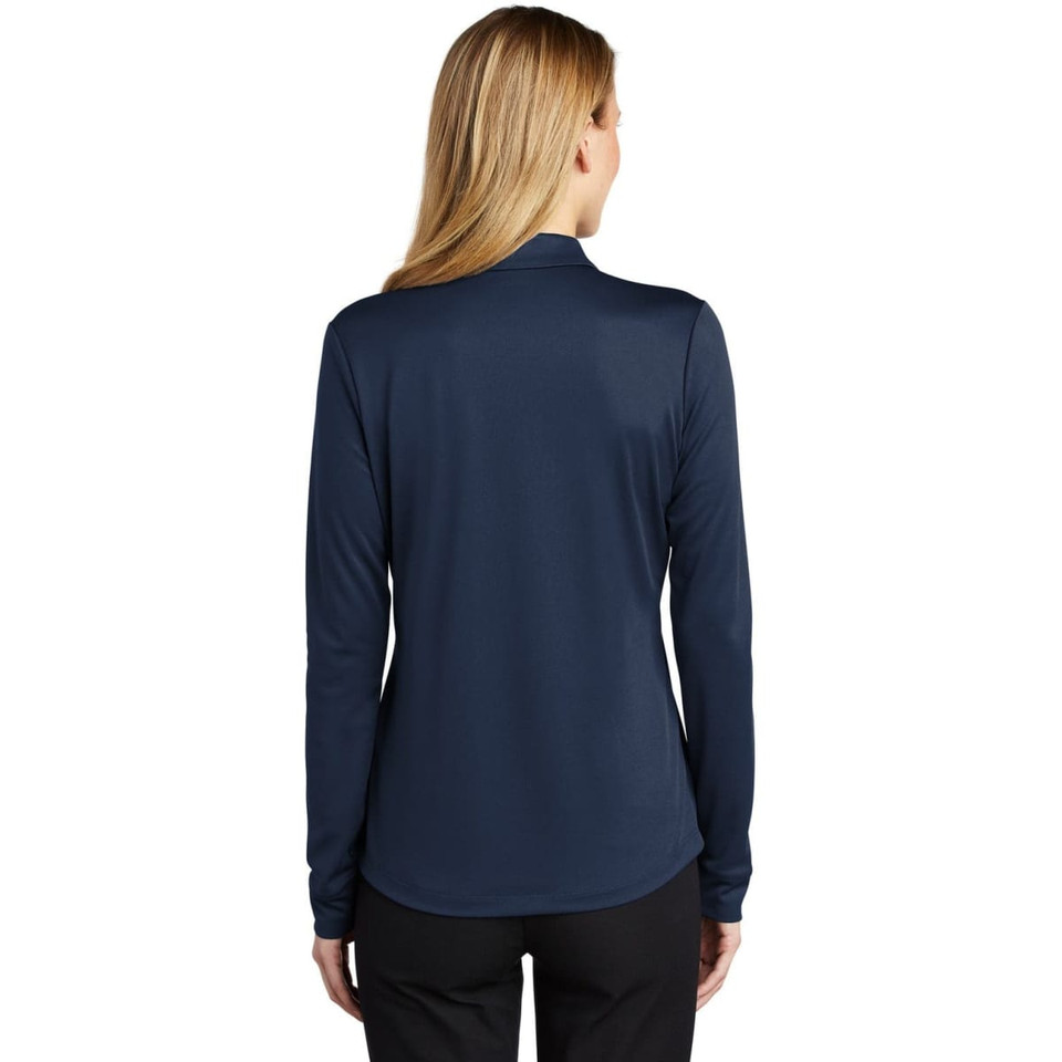Port Authority Ladies Silk Touch Performance Long Sleeve Polo