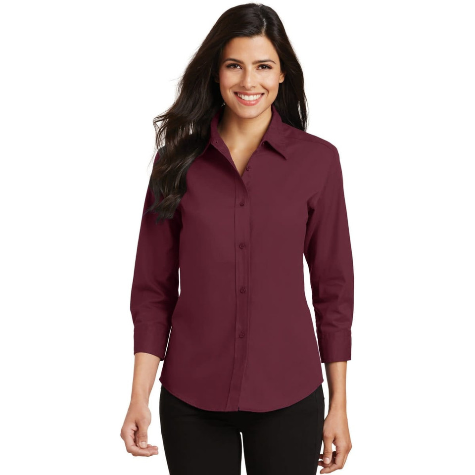 Port Authority Ladies 3/4-Sleeve Easy Care Shirt